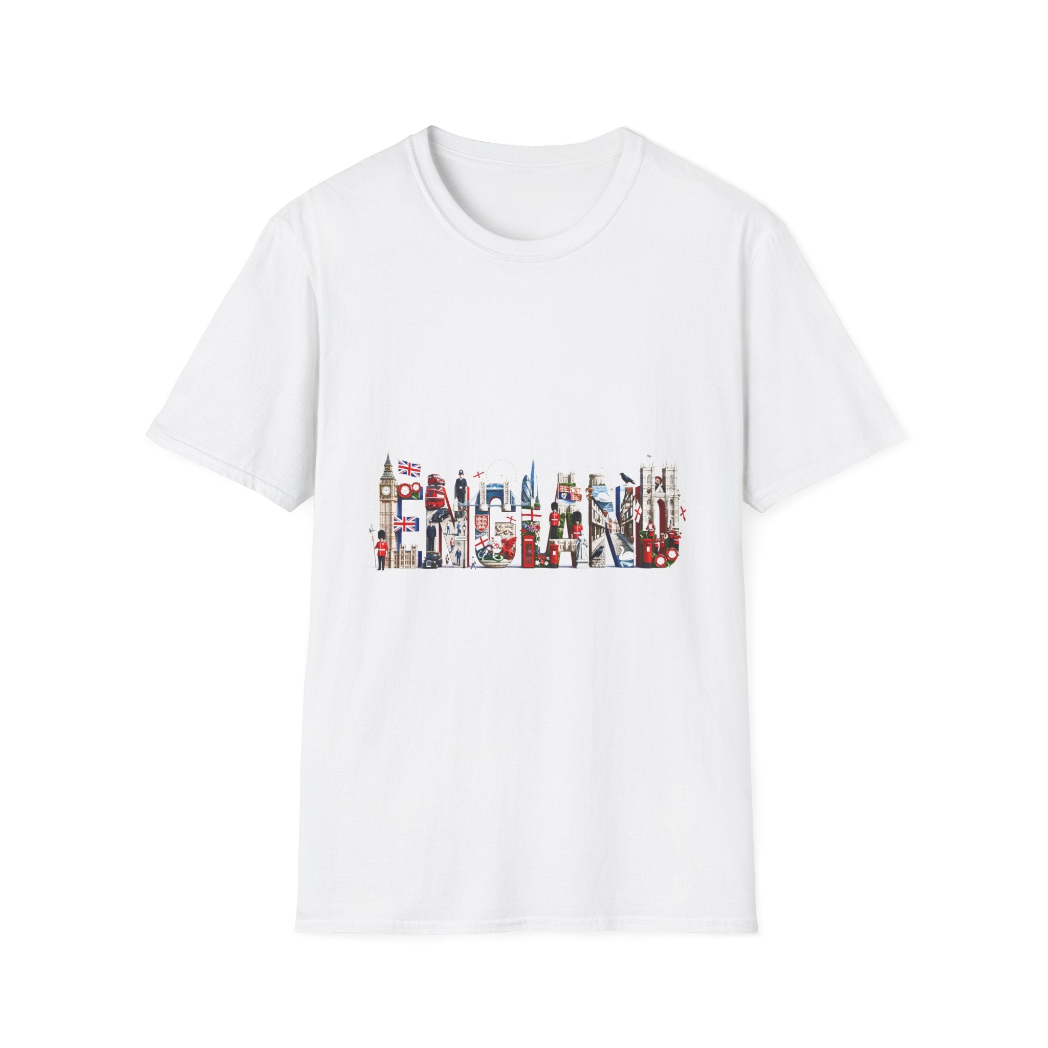 England Unisex Softstyle T-Shirt