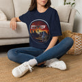 Kansas City Skyline T-Shirt — Retro Sunset Cityscape Tee