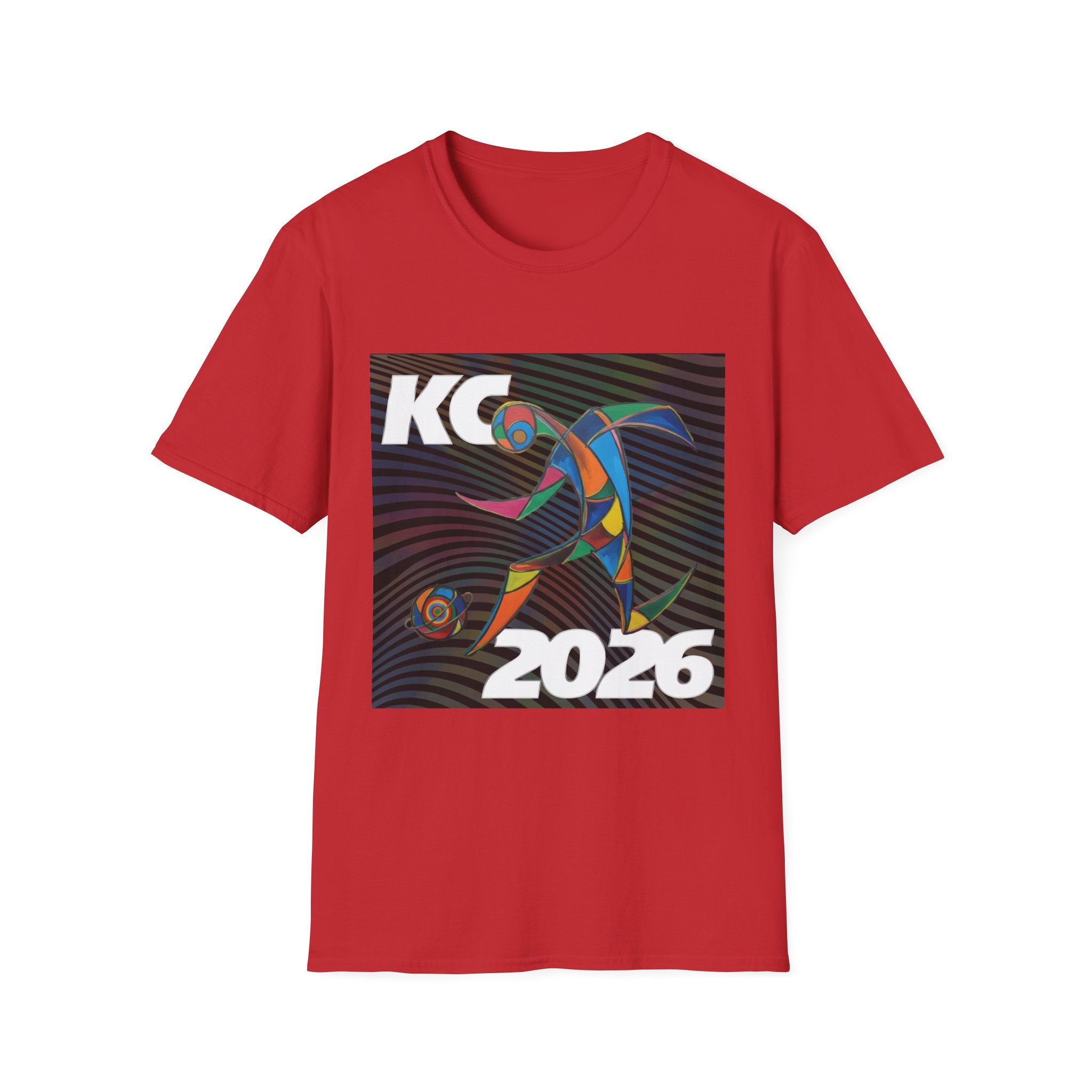 KC 2026 Colorful Dolphin T-Shirt — Vibrant Coastal Event Tee