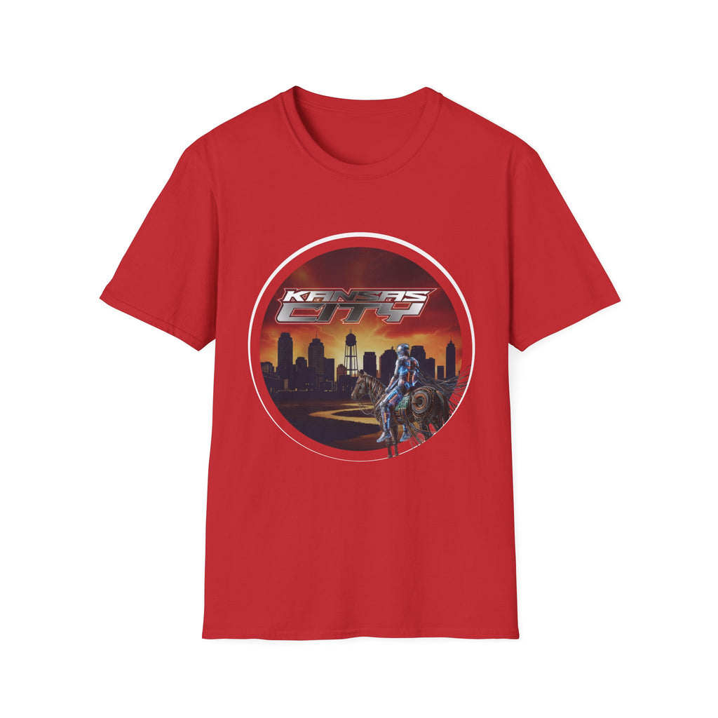 Kansas City Skyline T-Shirt — Retro Sunset Cityscape Tee