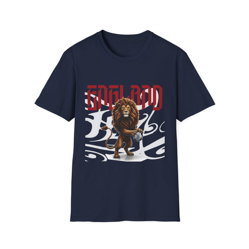 England World Cup Lion Graphic T-Shirt — Vintage Football Pride Tee